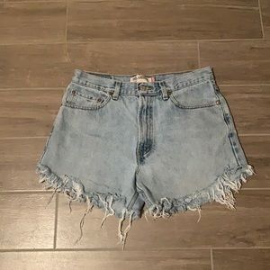 Levi cutoff shorts